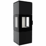 Kratki - INGA - 3 SIDIG - DOBBELTGLASS - Frittstående